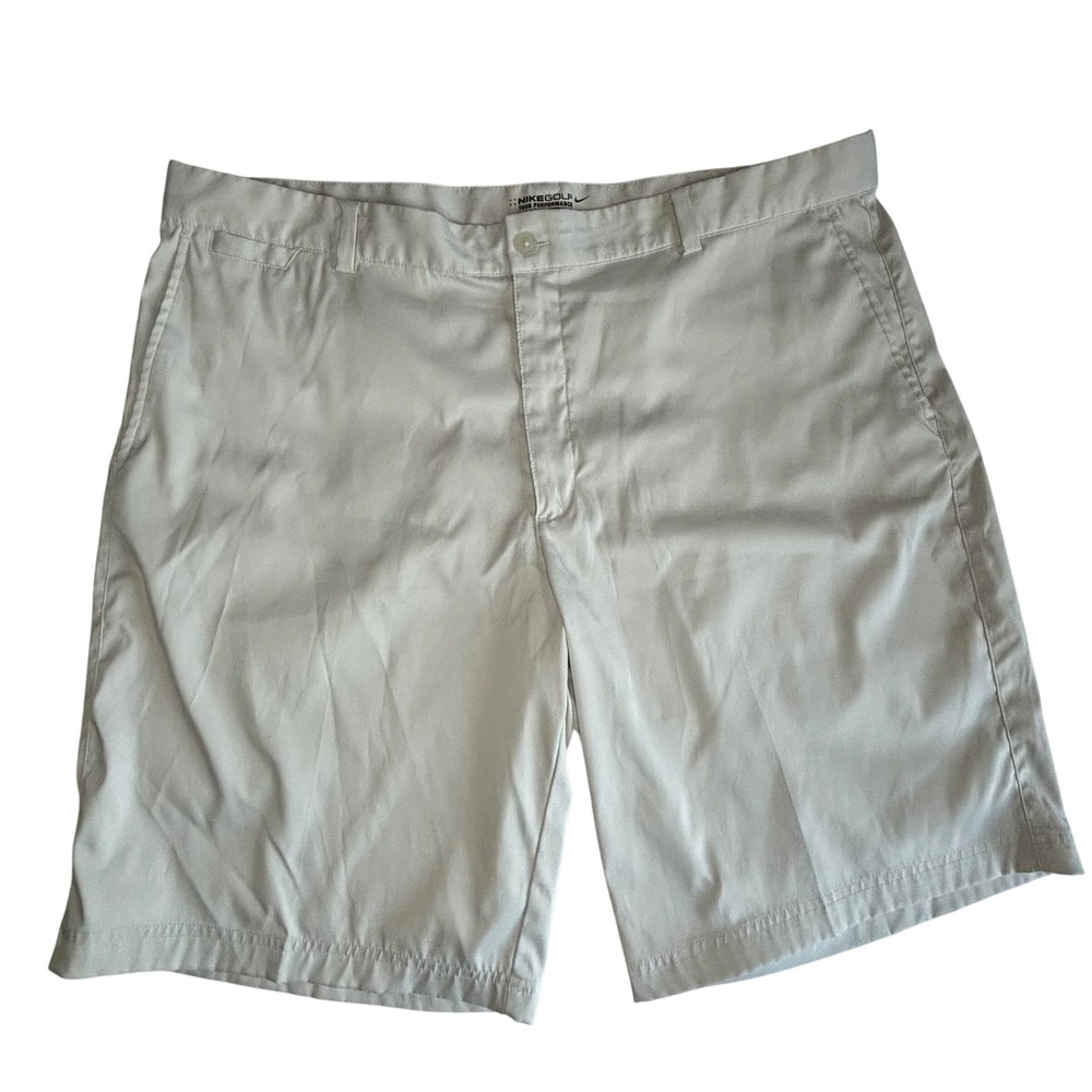Nike Golf Tour Performance Dri-FIT Shorts Khaki Lightweight‎ Size 40